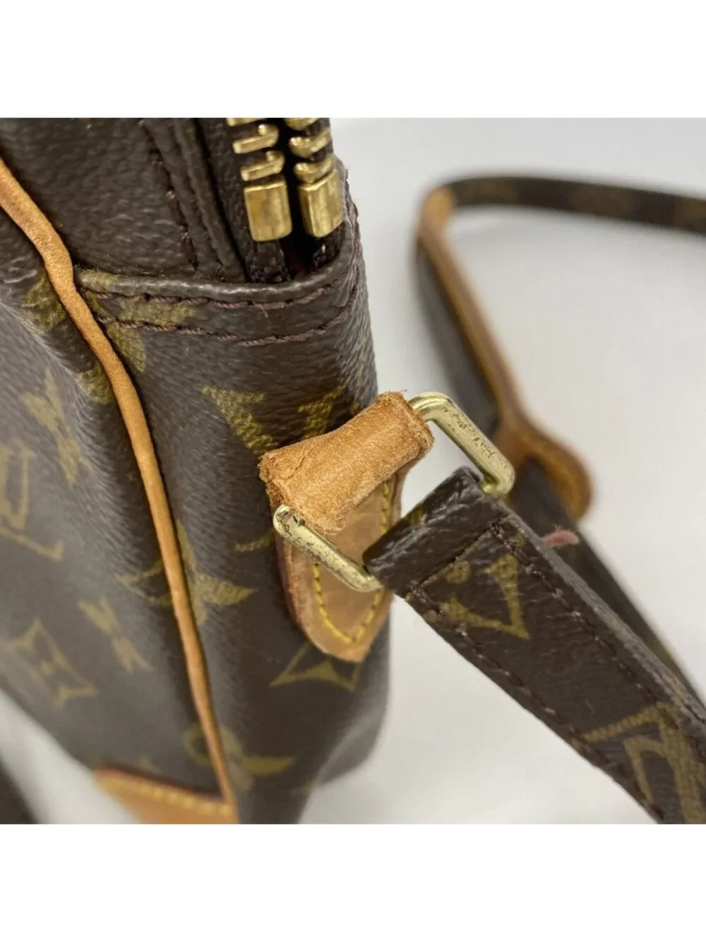 Louis Vuitton Shoulder Bag Monogram Danube Brown